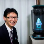 Hombre en Japón se casó con un holograma hecho con IA